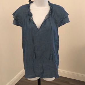 NWT Old Navy tencel denim top